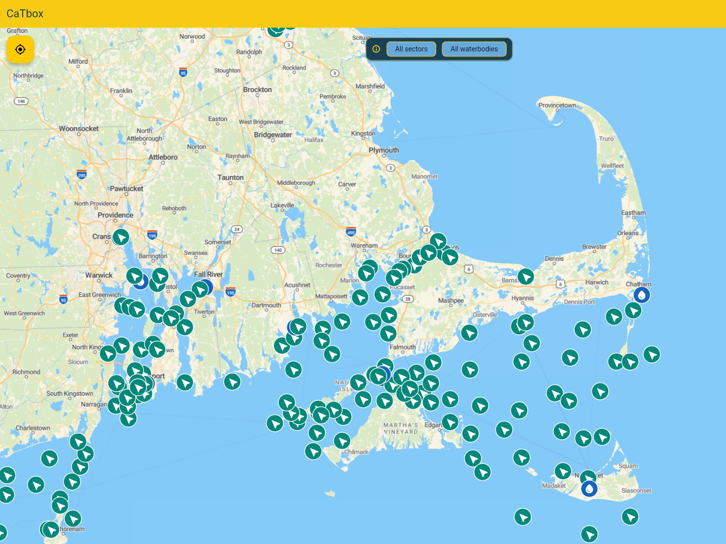 CatBox showing Cape Cod currents and tides